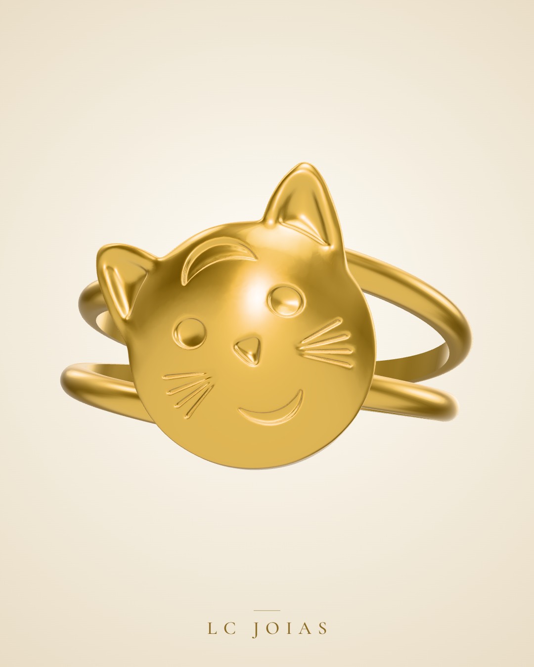 Anel 1077 an em ouro