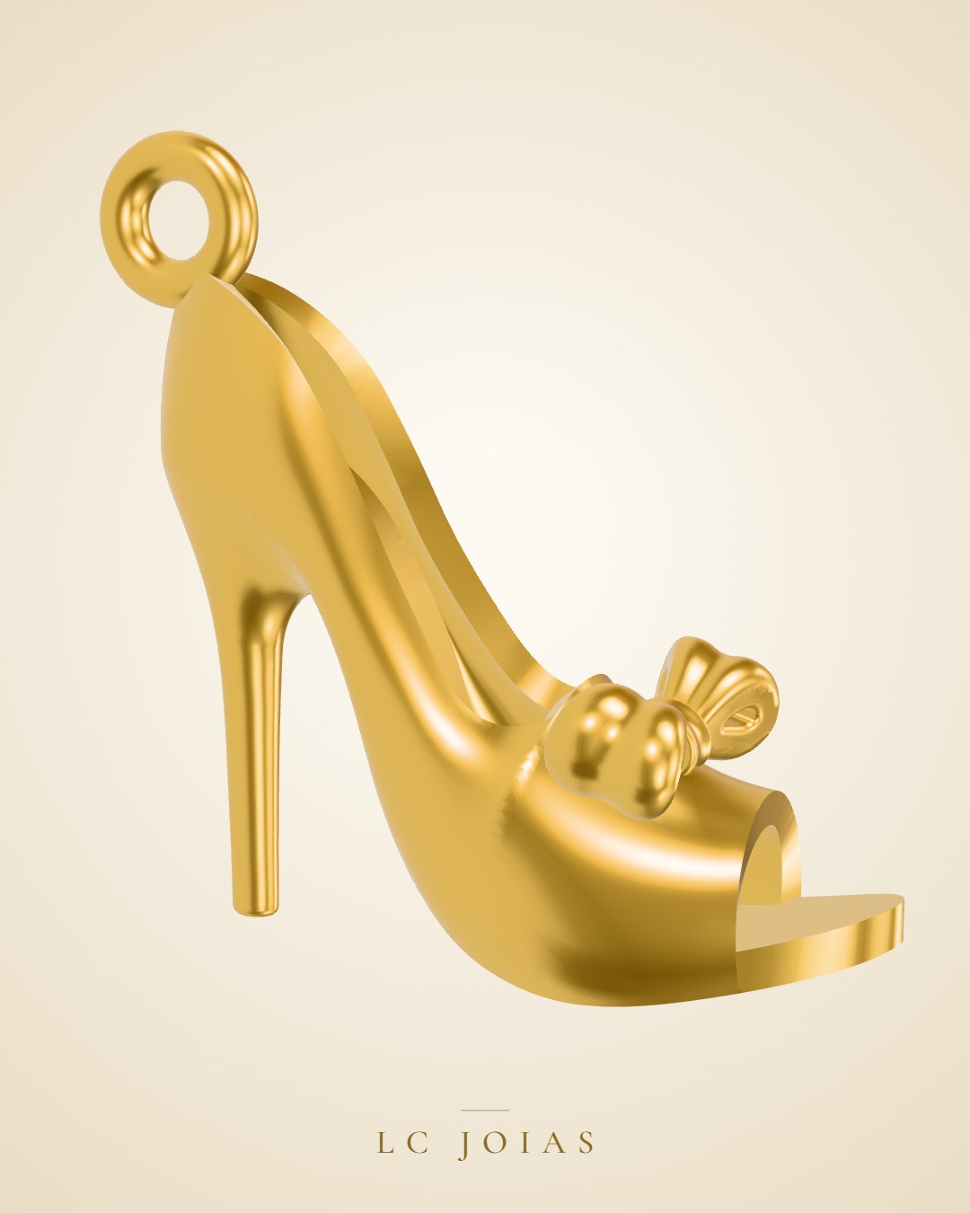 Berloque 862 ber em ouro