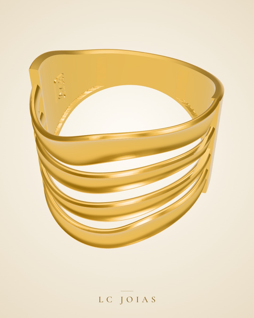 Anel 8620 an em ouro