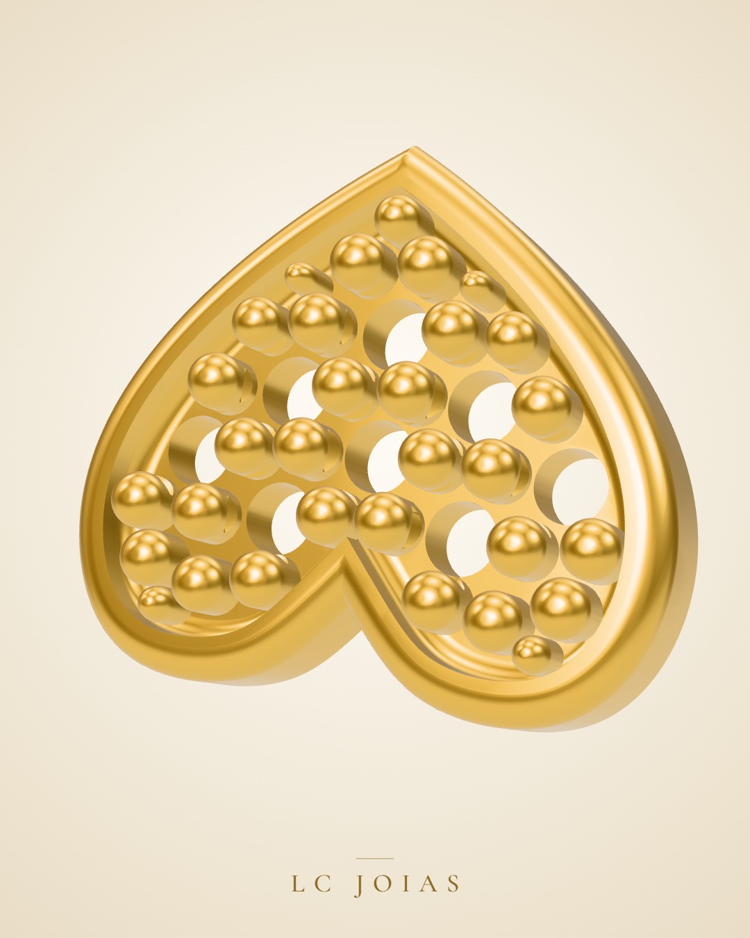 Pingente 8156 pg colocar 3 em ouro