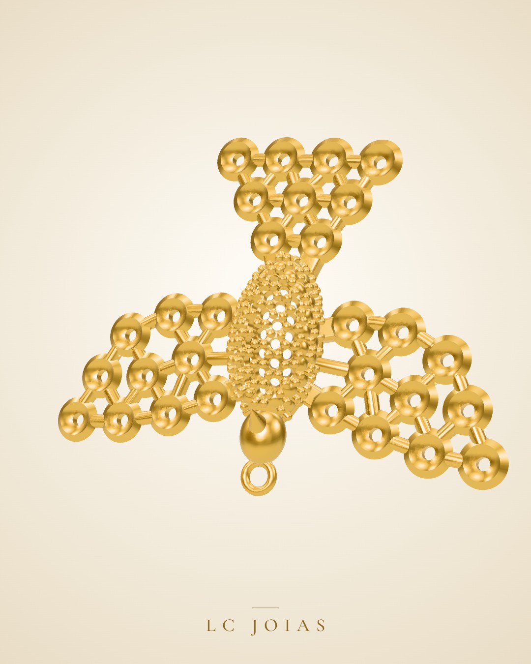 Pingente 8398 pg em ouro