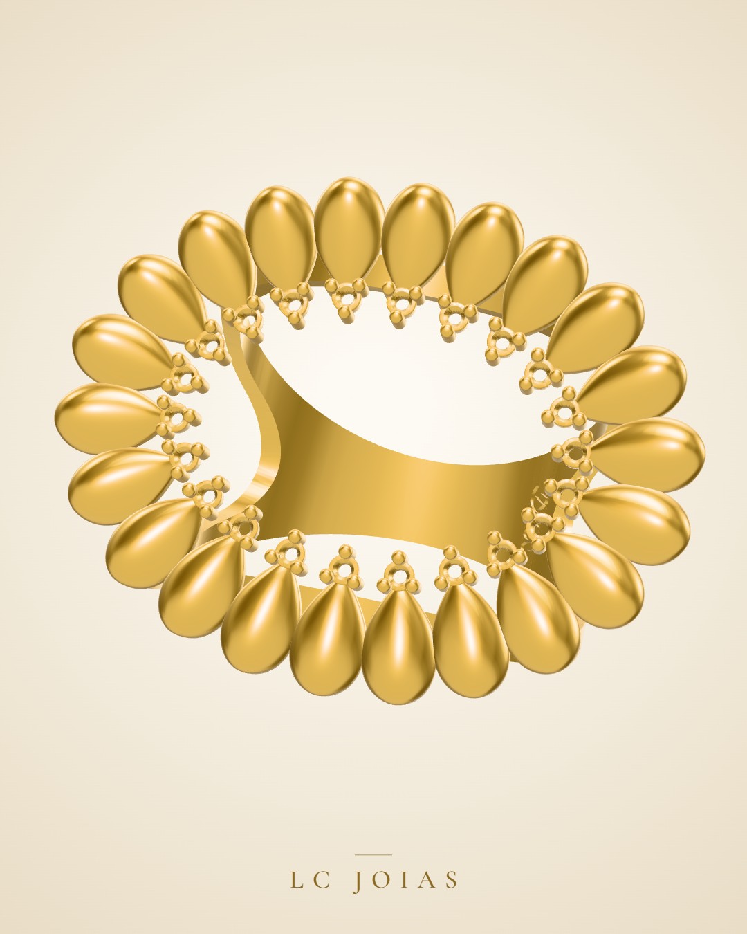 Anel 7469 an em ouro
