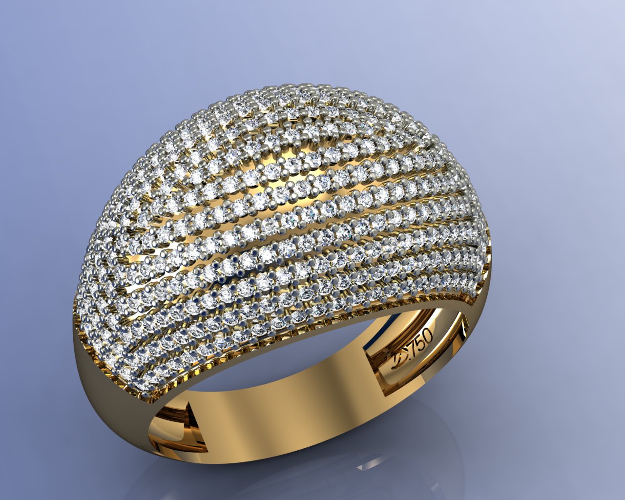Anel 3566 anel em ouro