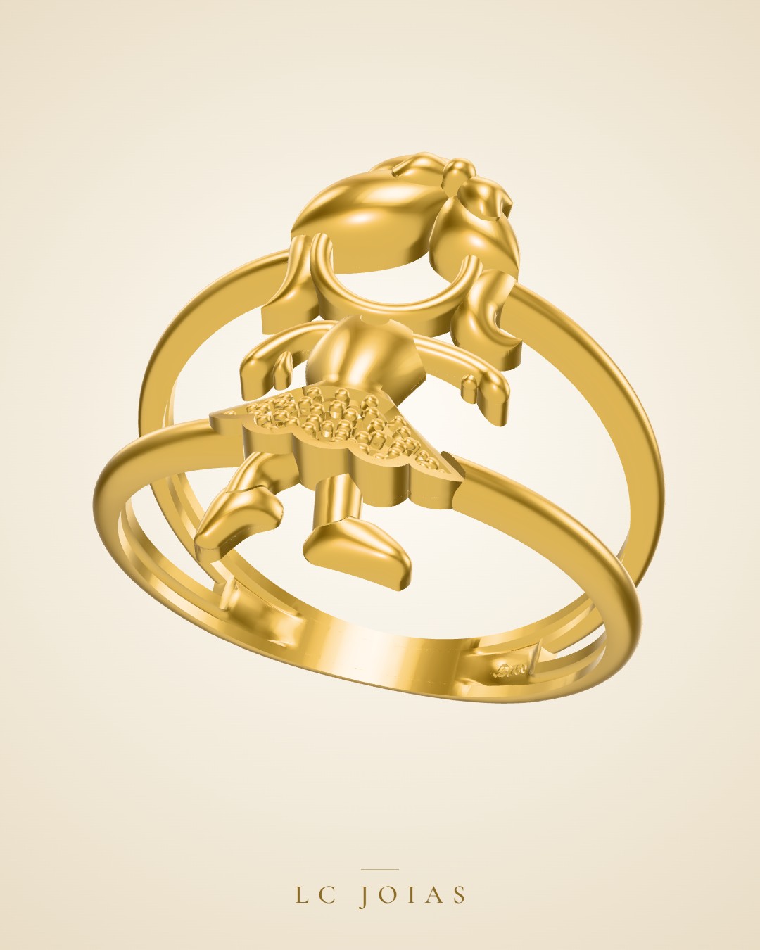Anel 7101 an em ouro