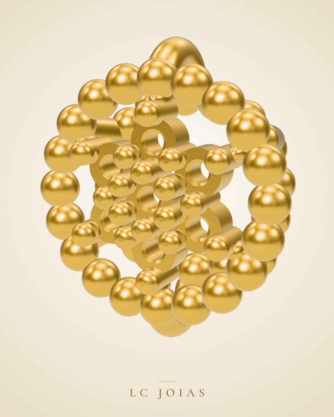 Pulseira 7909 pul colocar 3 em ouro
