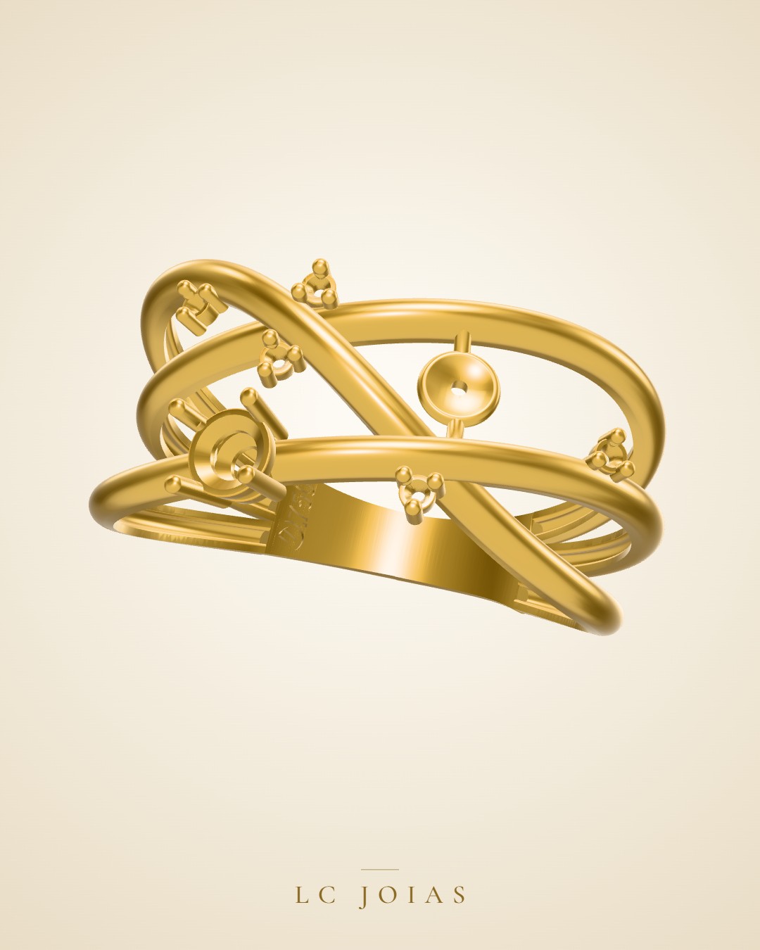 Anel 7628 an em ouro