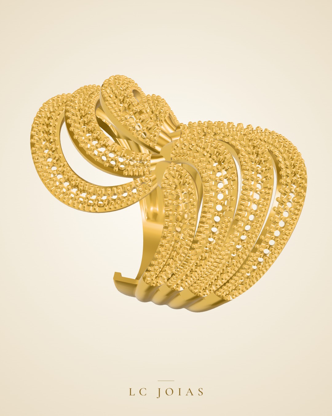 Anel 6214an em ouro
