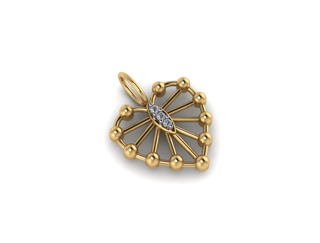 Pingente 6889 pg em ouro