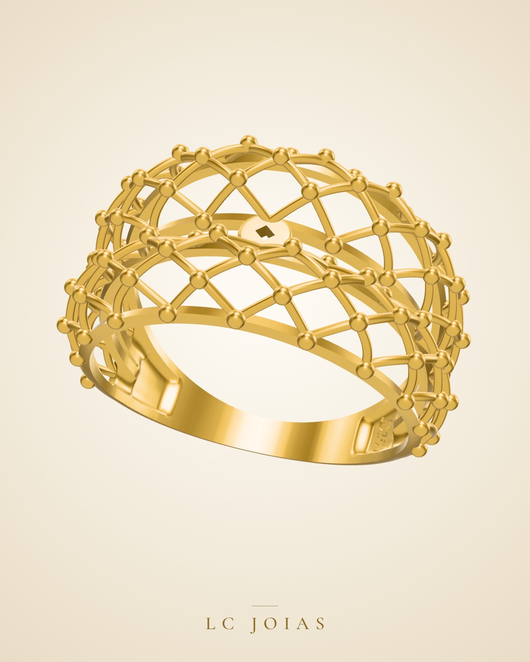 Anel 6618 an em ouro