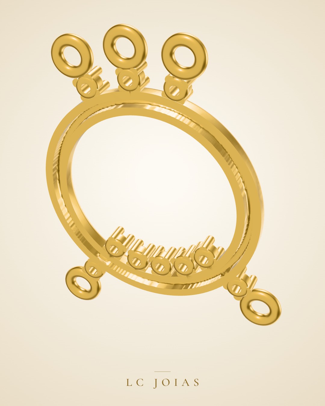 Pingente 7292 pg em ouro