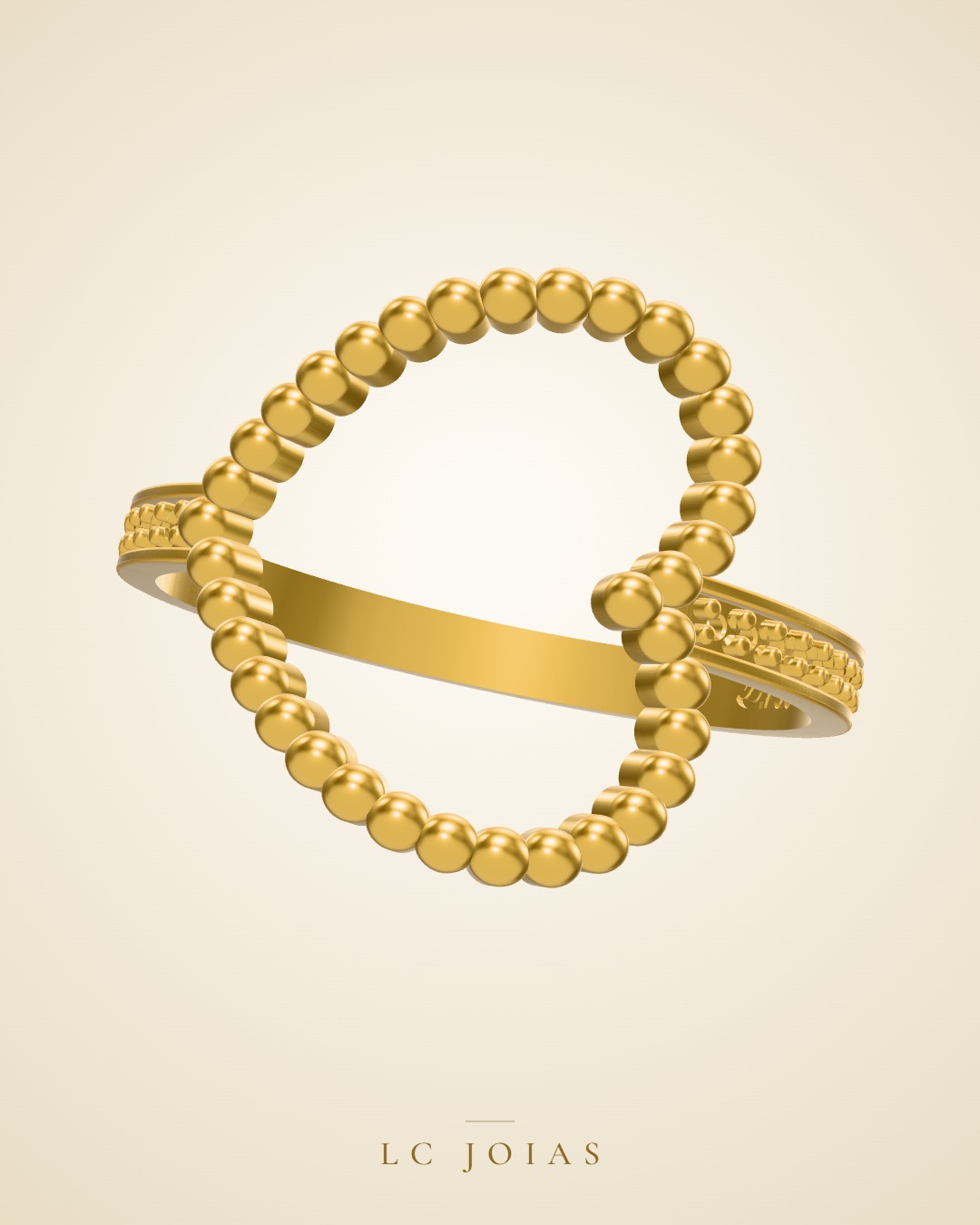Anel 1290 z an g em ouro