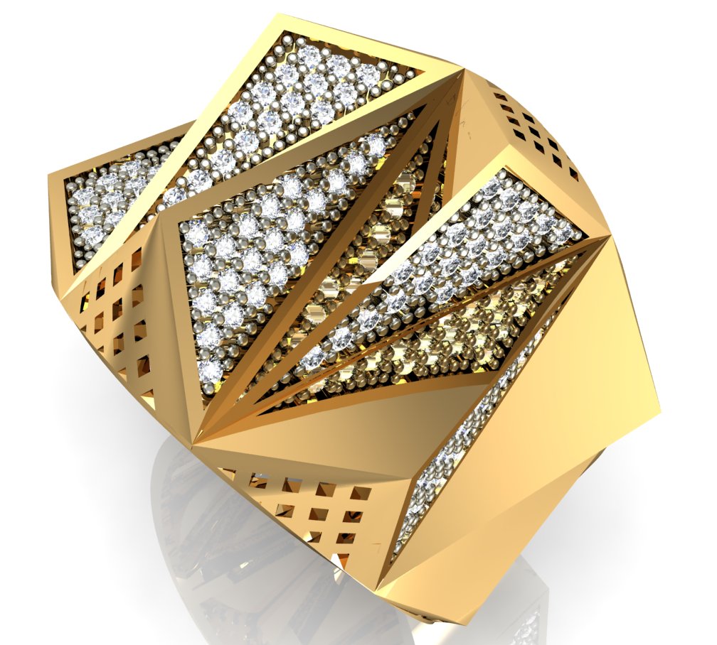 Anel 6518 an em ouro
