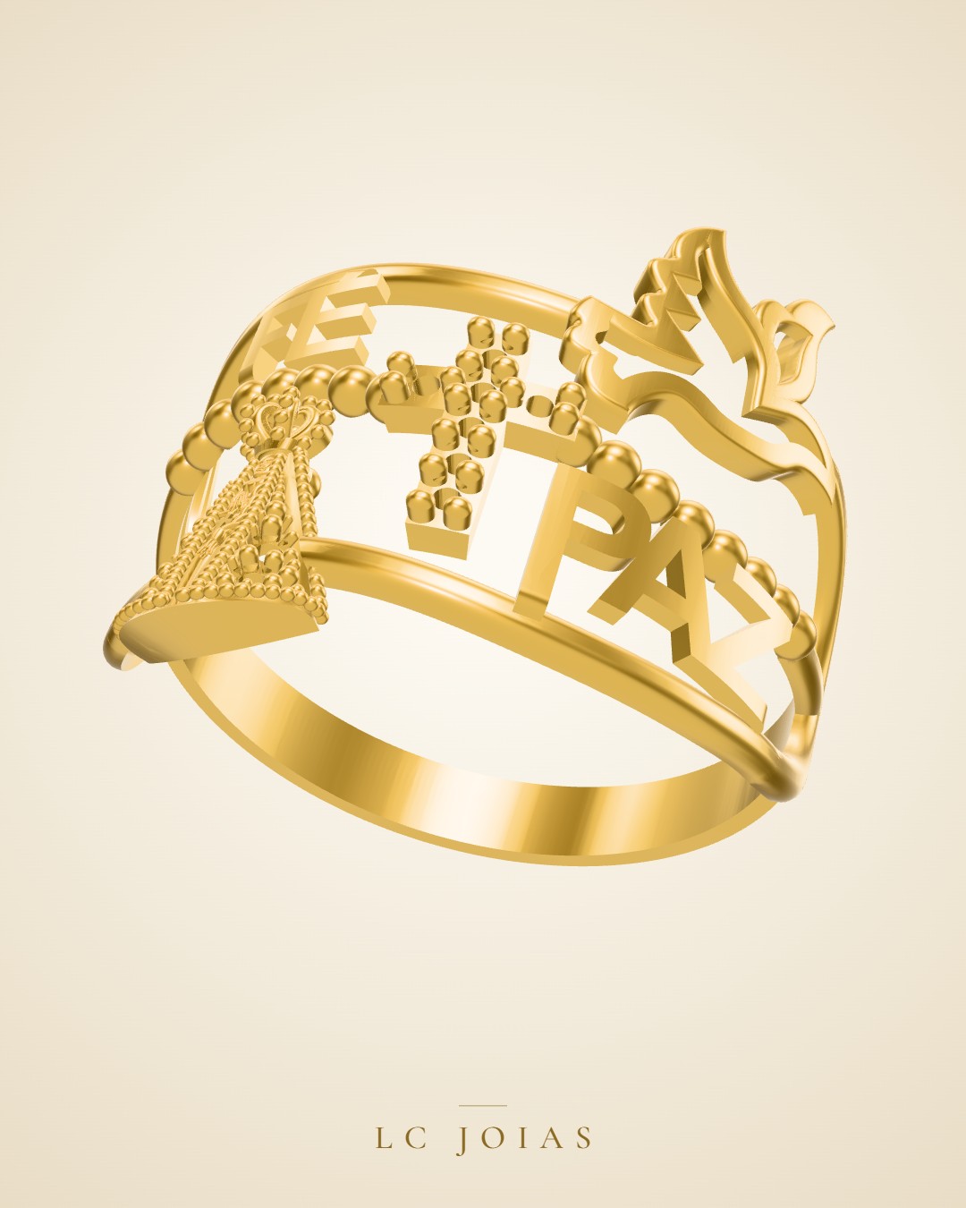 Anel d0020 an17 em ouro