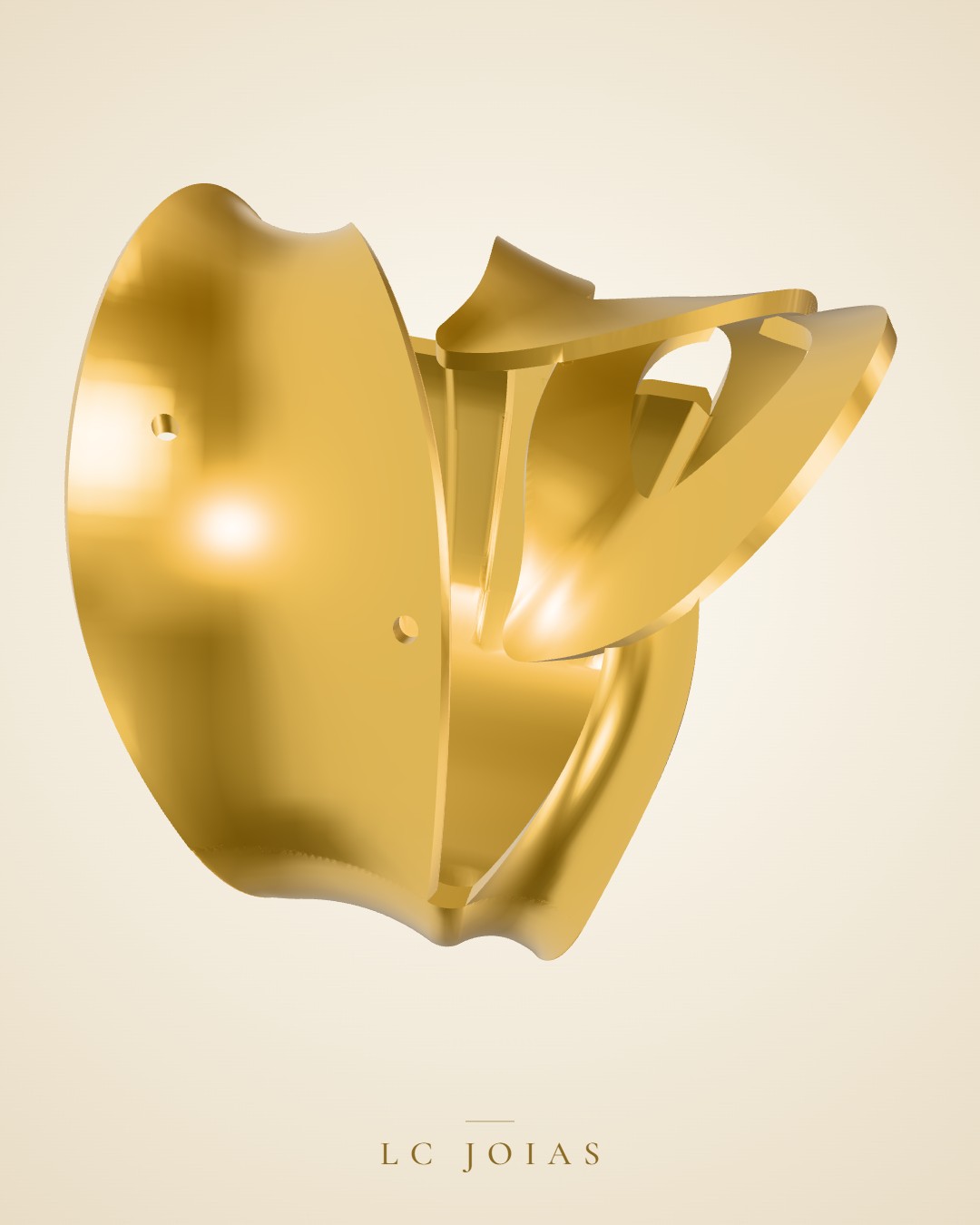 Anel 6217an em ouro