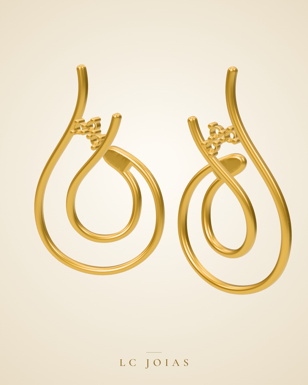 Brinco 6763 brinco em ouro