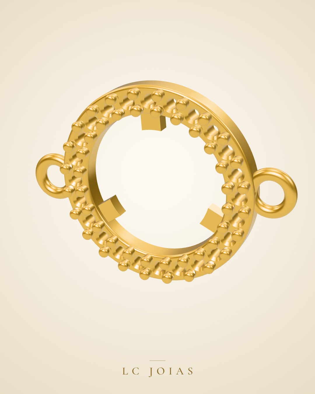 Berloque 1566 ber em ouro