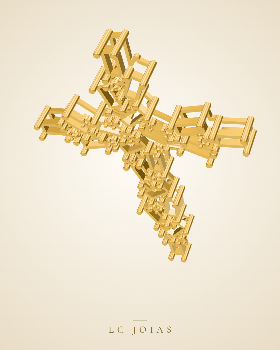 Pingente 8437 pg em ouro