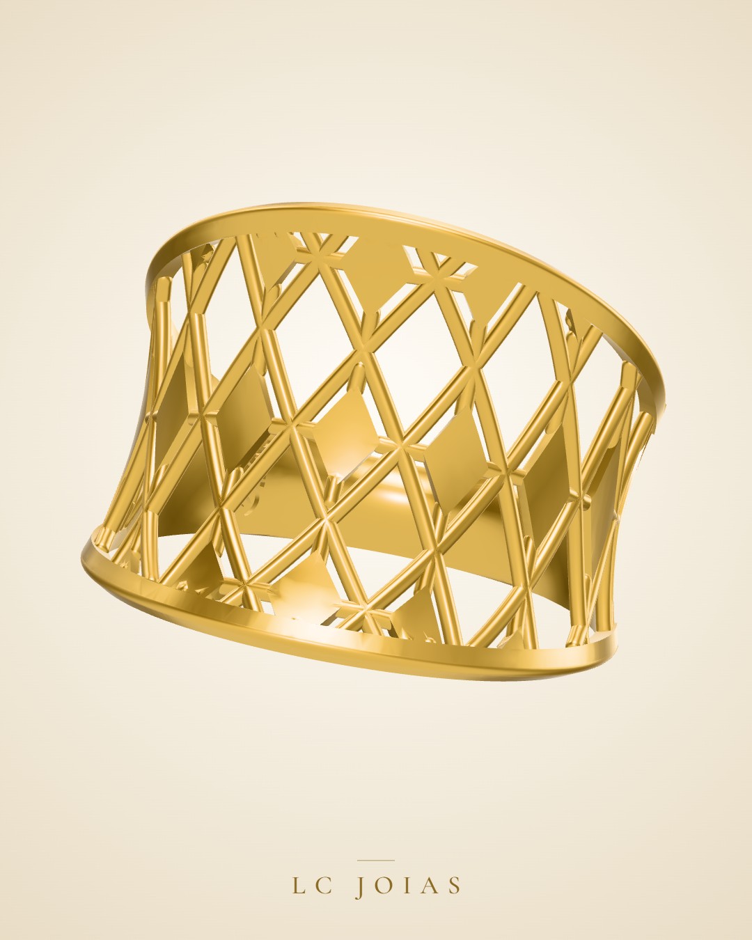 Anel 1158 z an em ouro