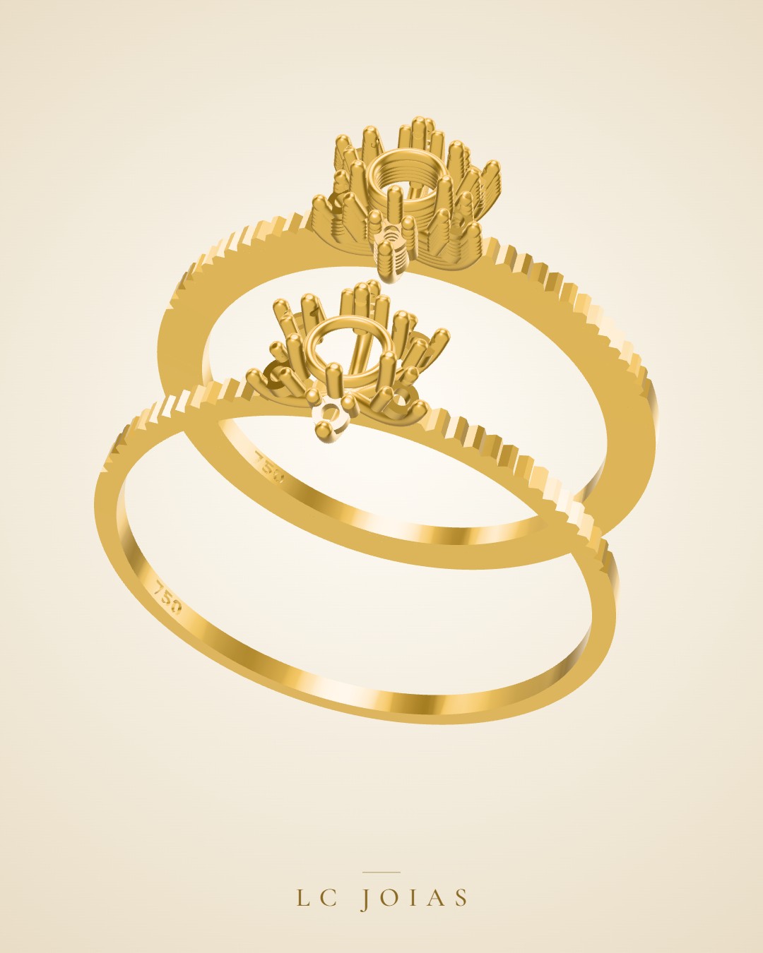 Anel d 0107 an em ouro