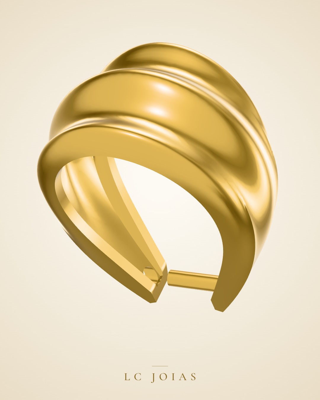 Brinco 7822 pg c.argola em ouro