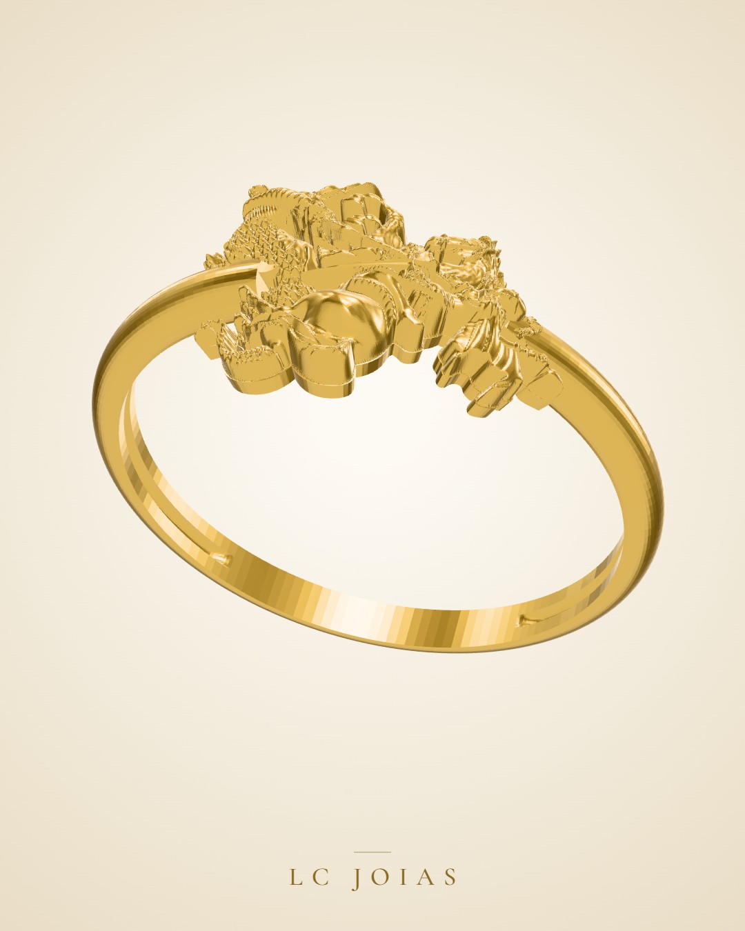 Anel 6441 an em ouro