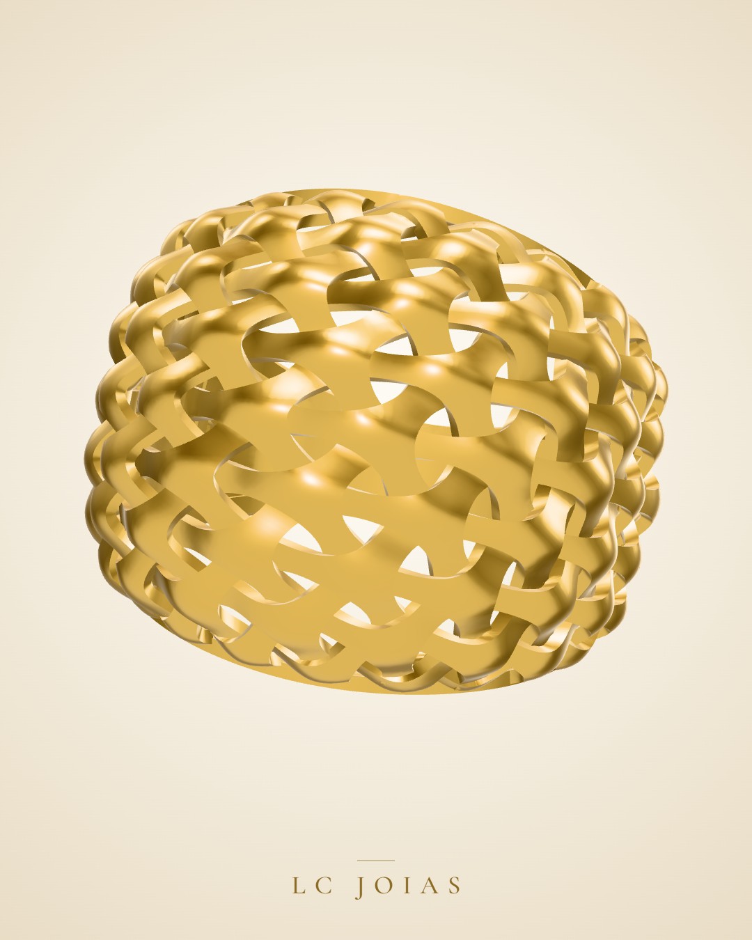 Anel 1165 z an em ouro