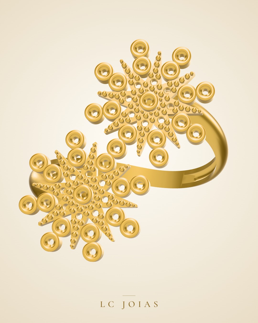 Anel 7767 an em ouro