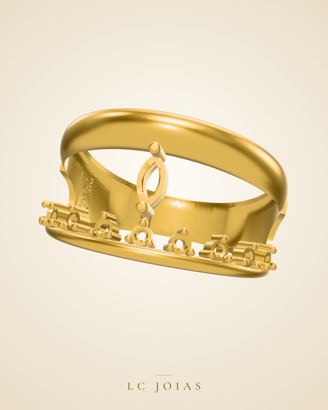 Anel 1258 z an em ouro