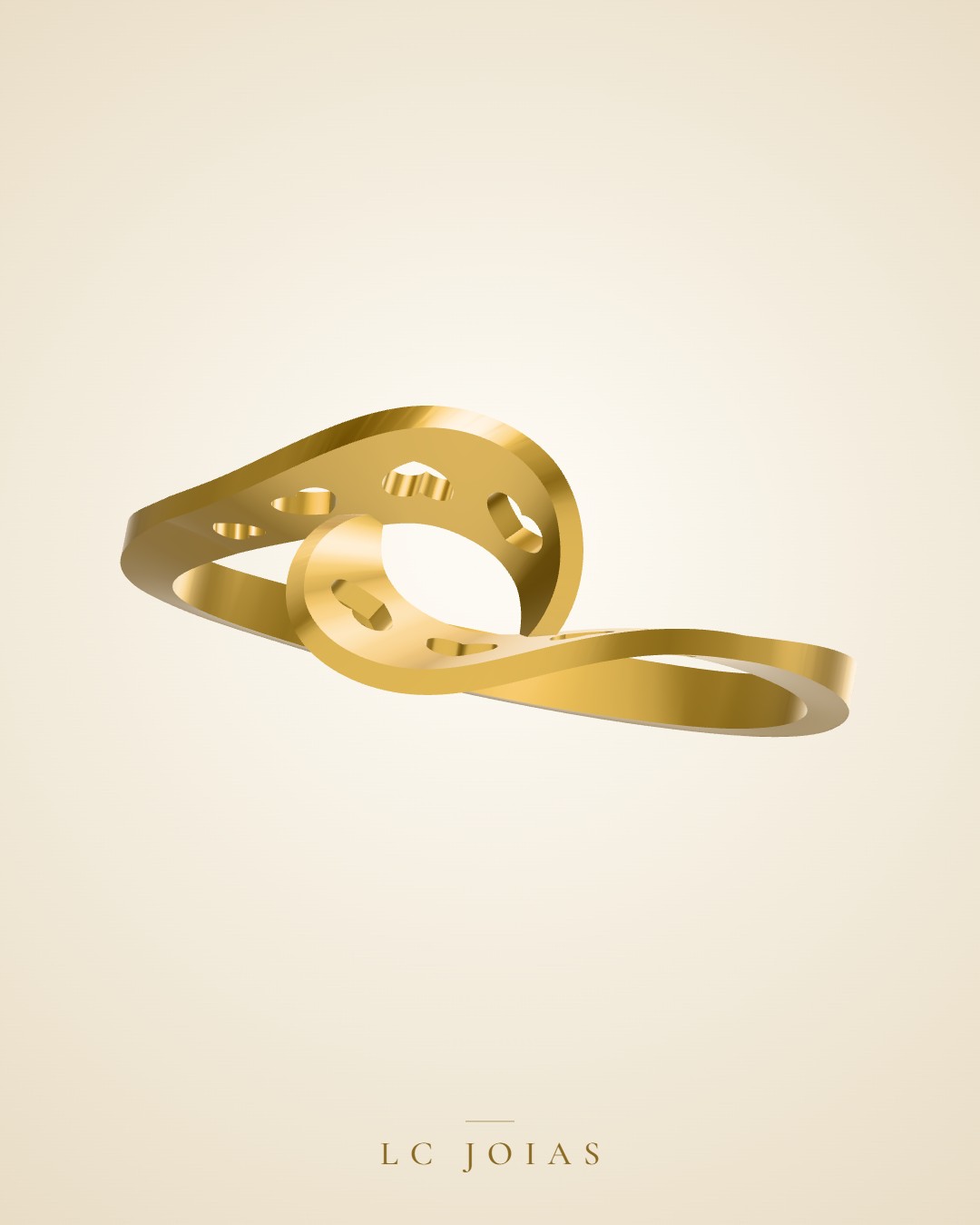 Anel 7876 an em ouro