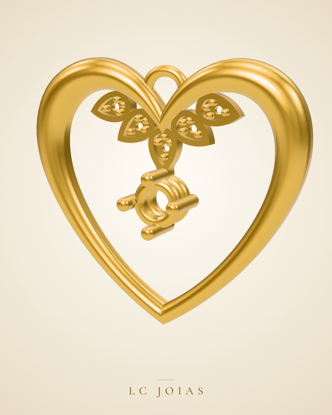 Pingente 6878 pg em ouro