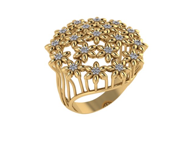 Anel 7586 an em ouro