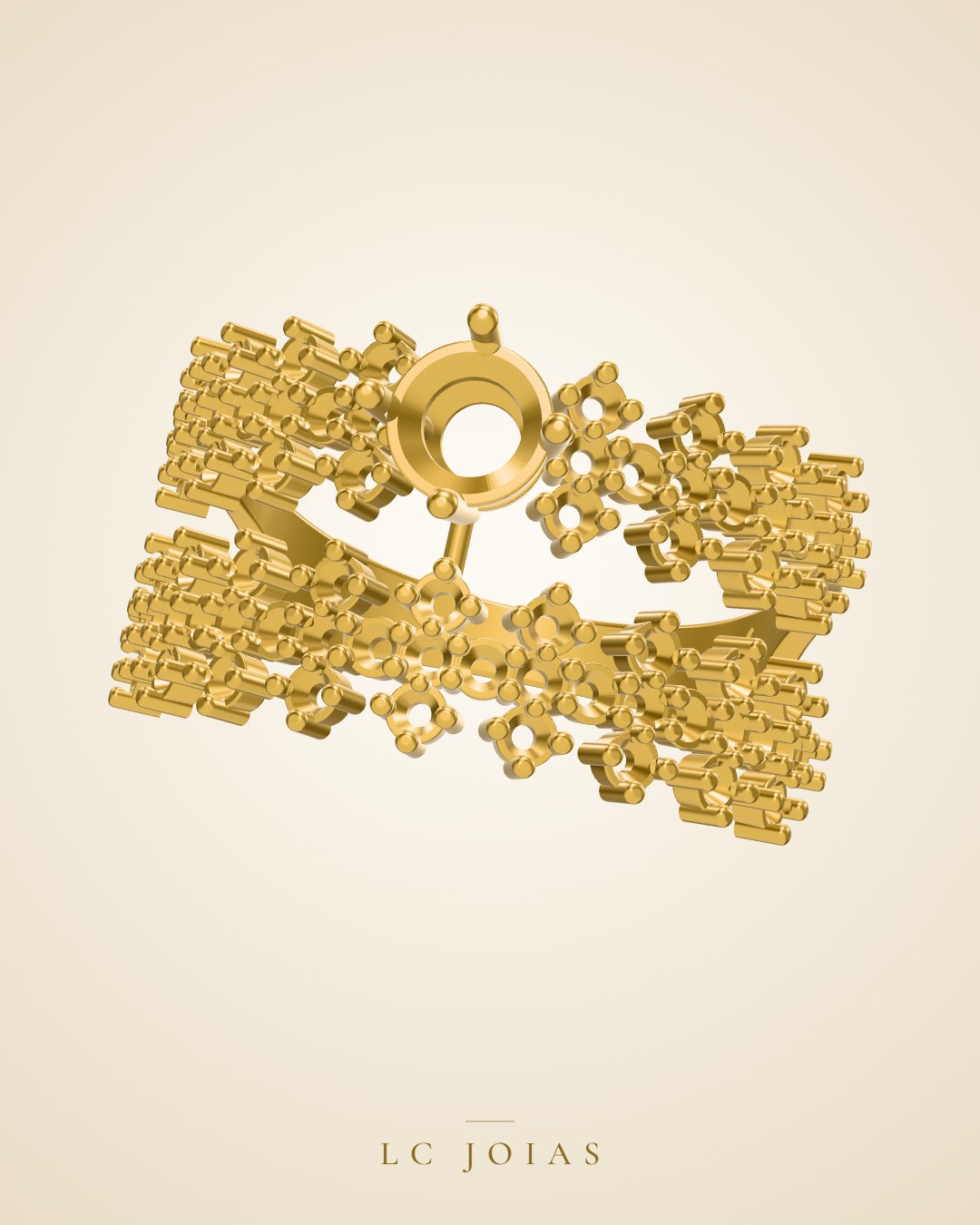 Anel 1291 z an em ouro