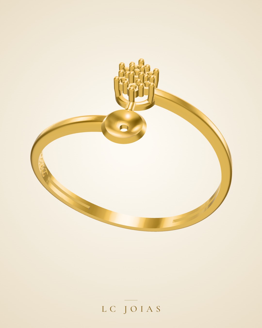 Anel 1821 an em ouro