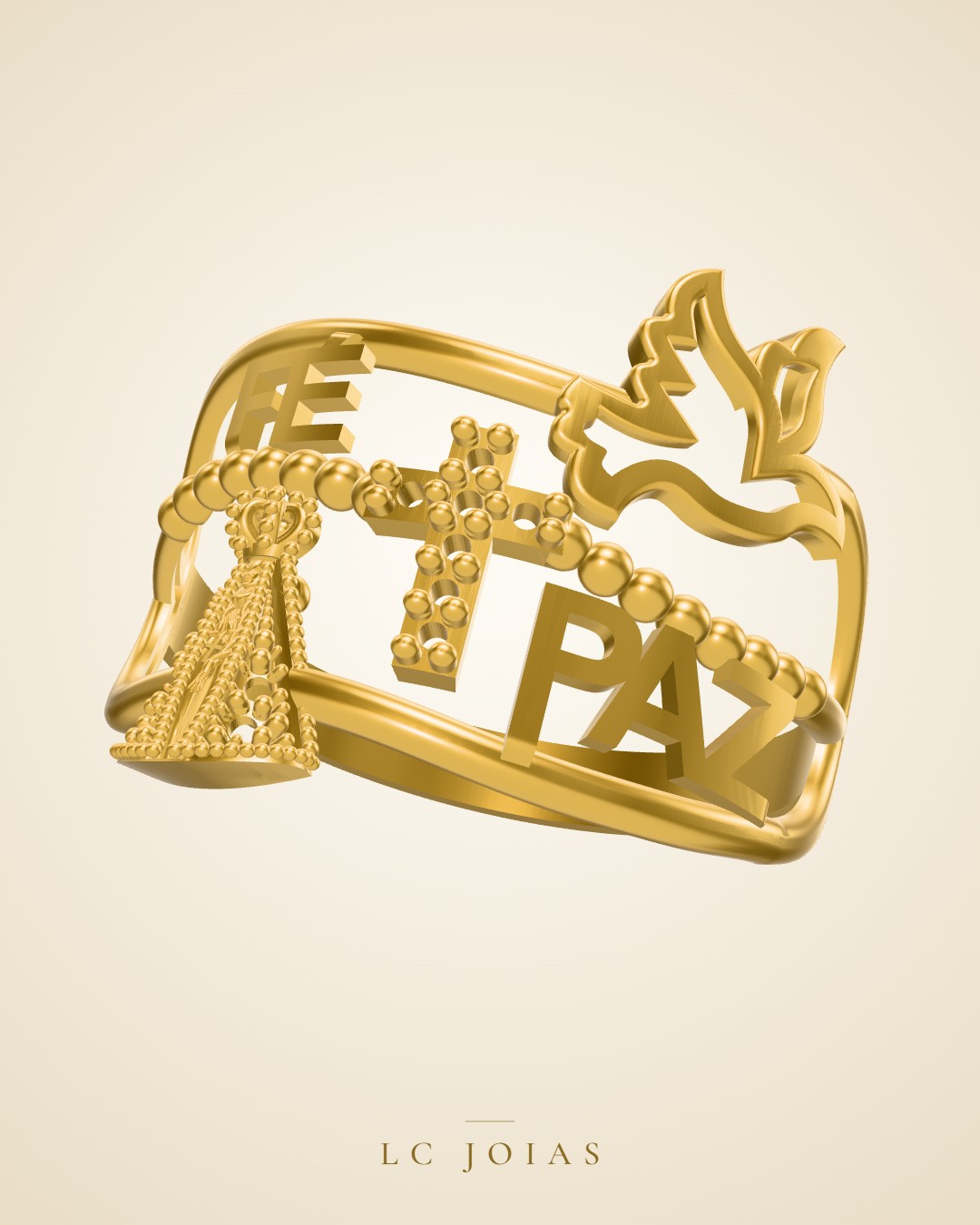 Anel d 0020 an 19 s em ouro