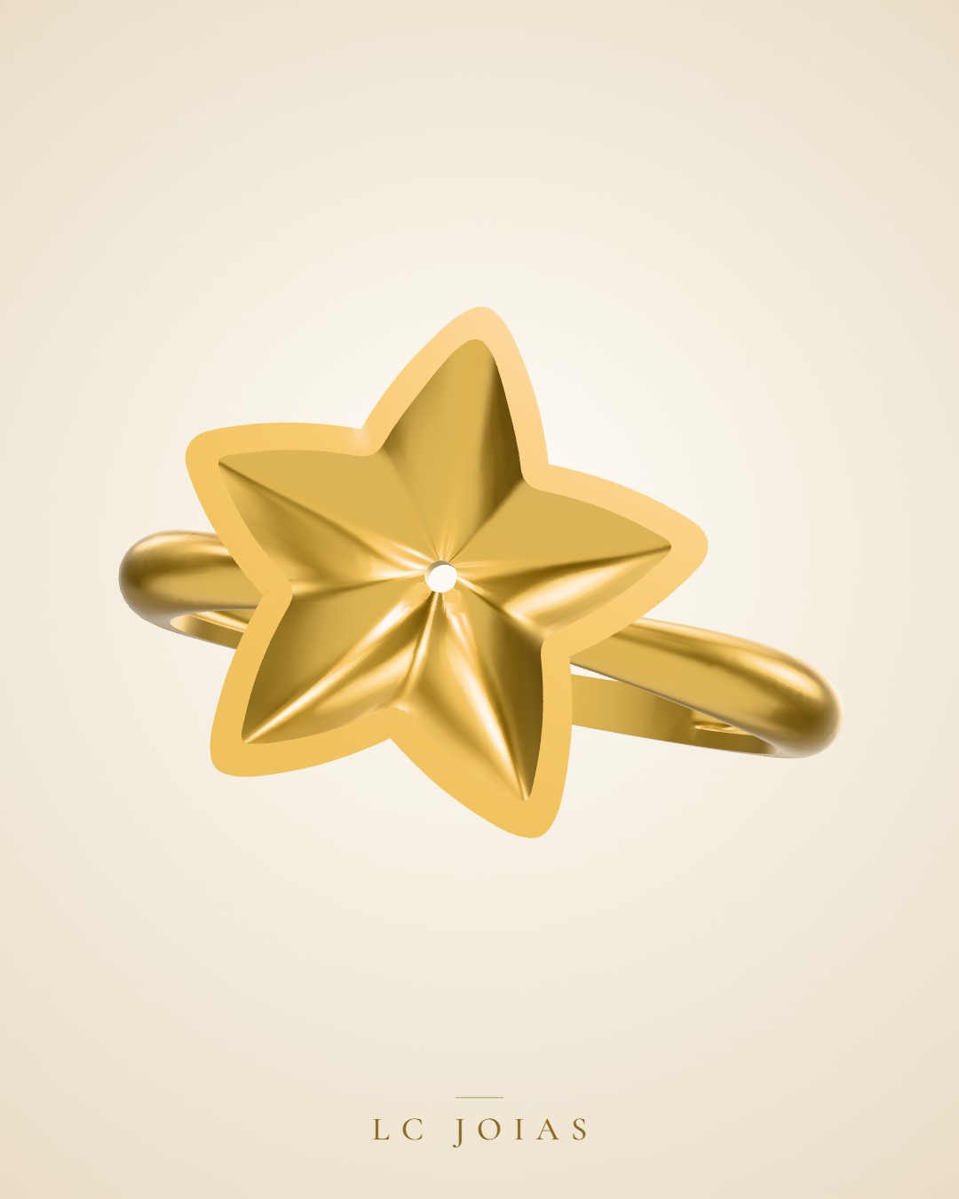 Anel 6908 an em ouro