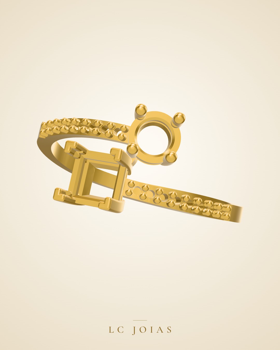 Anel 1205 z an em ouro