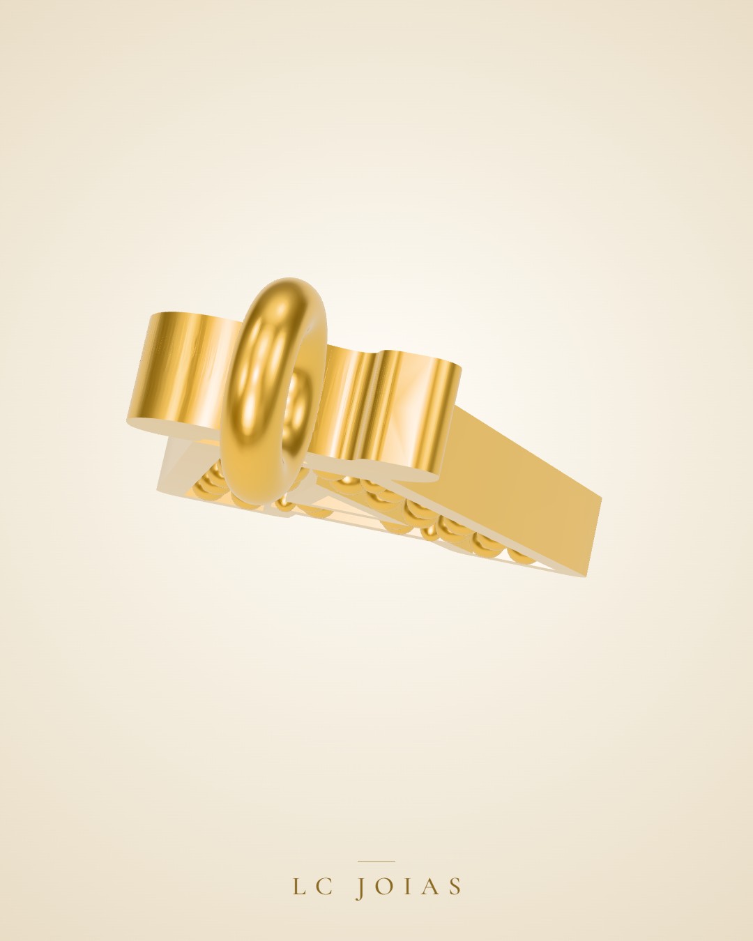 Anel 7560 an a em ouro