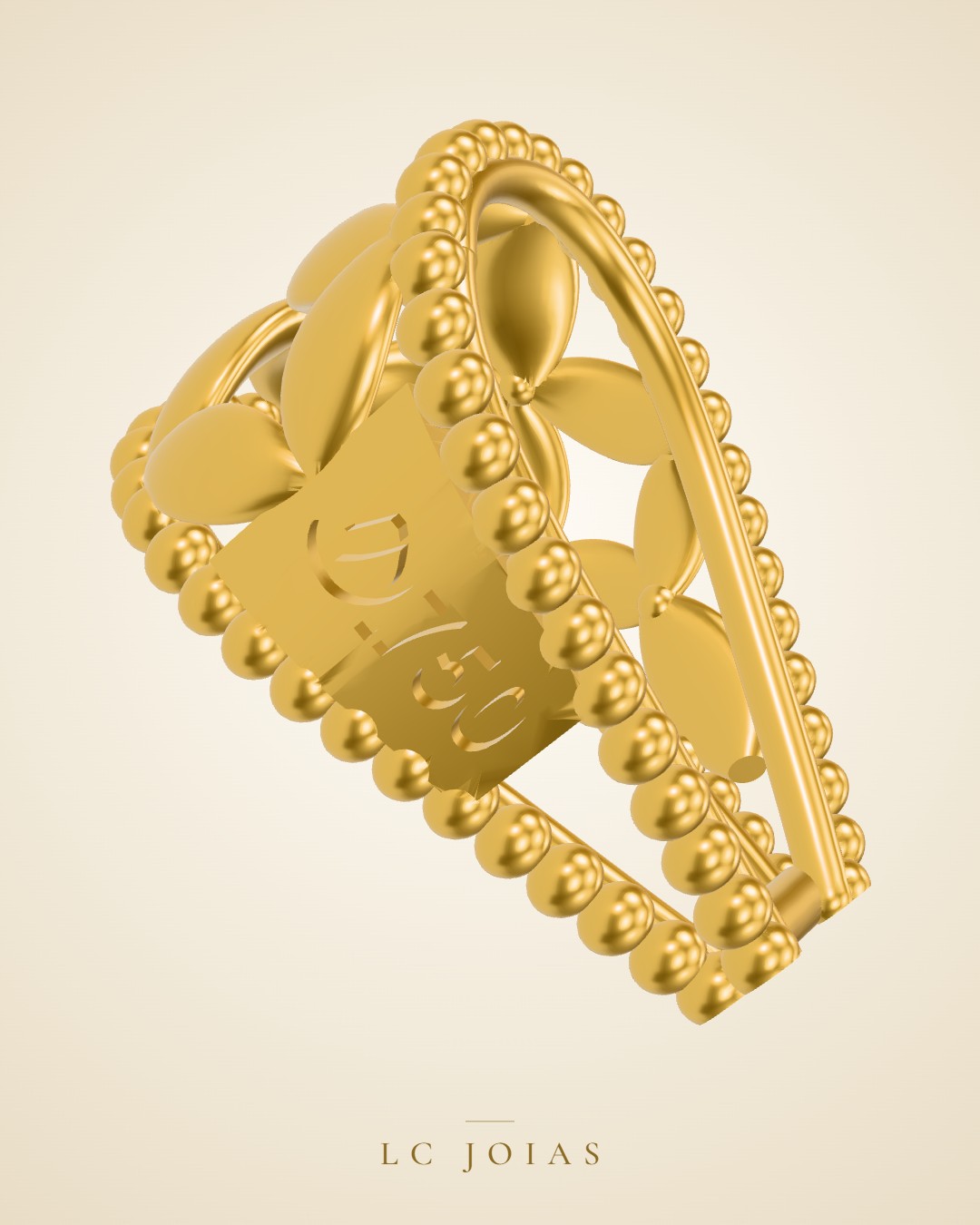 Brinco 1210 z pg c.argola em ouro