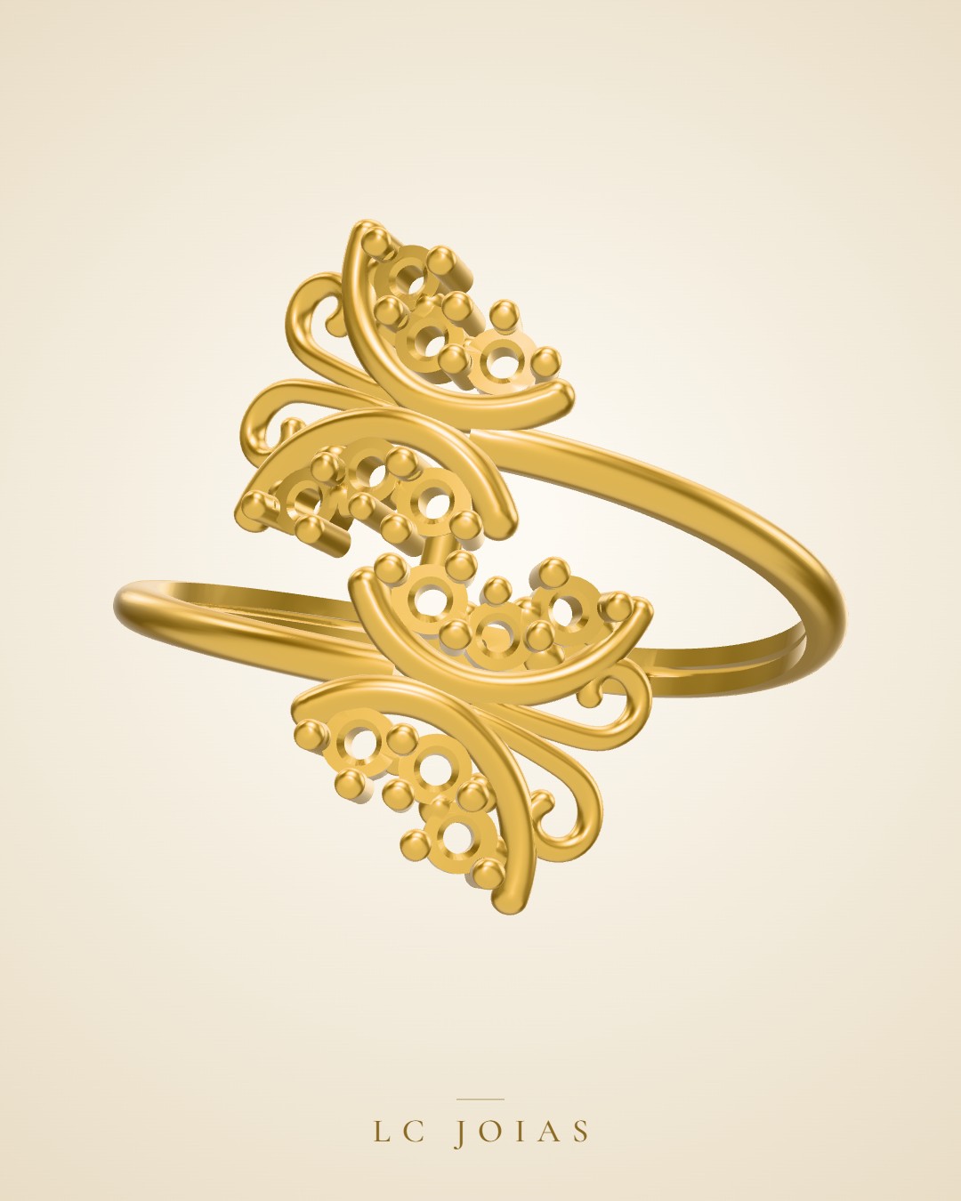 Anel 1358 z an em ouro