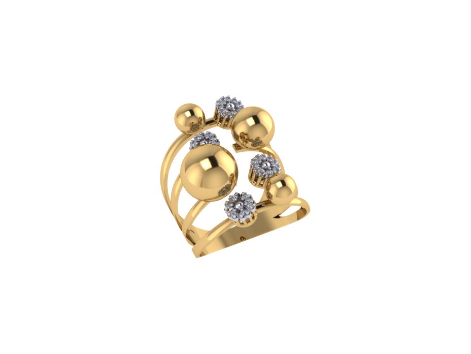 Anel 7153 an em ouro