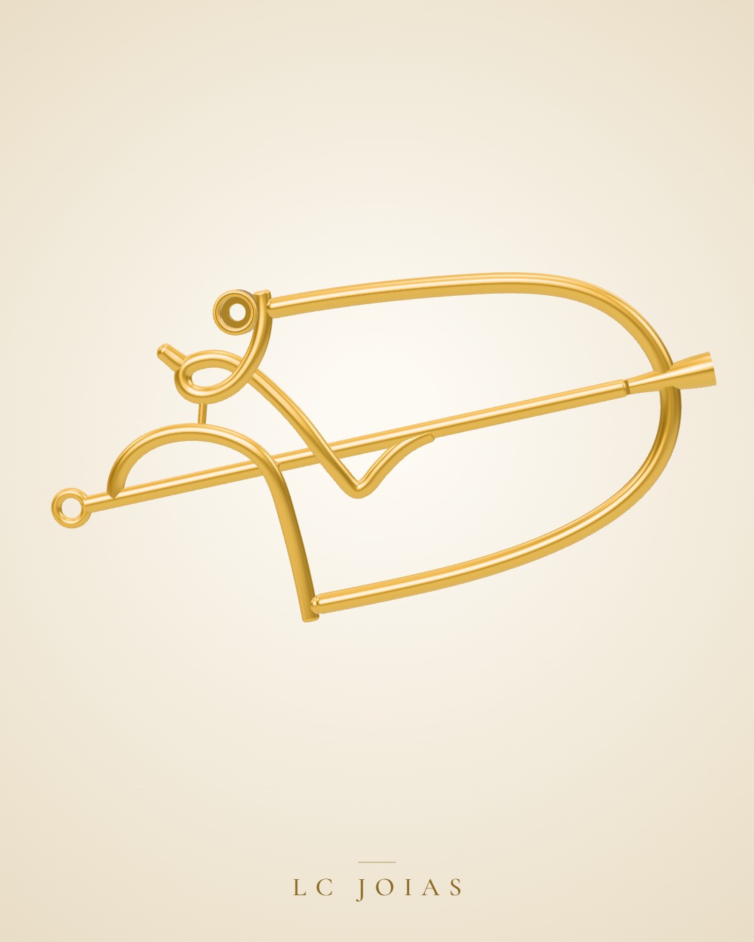 Pingente 1431 z pg em ouro