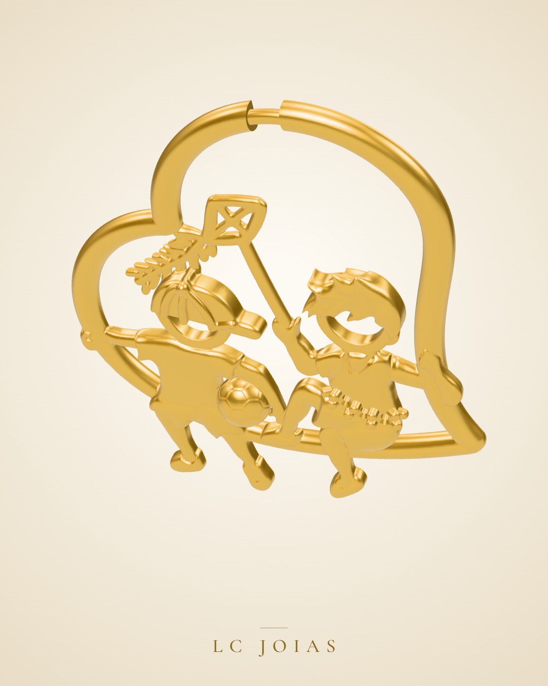 Pingente 7238 pg em ouro