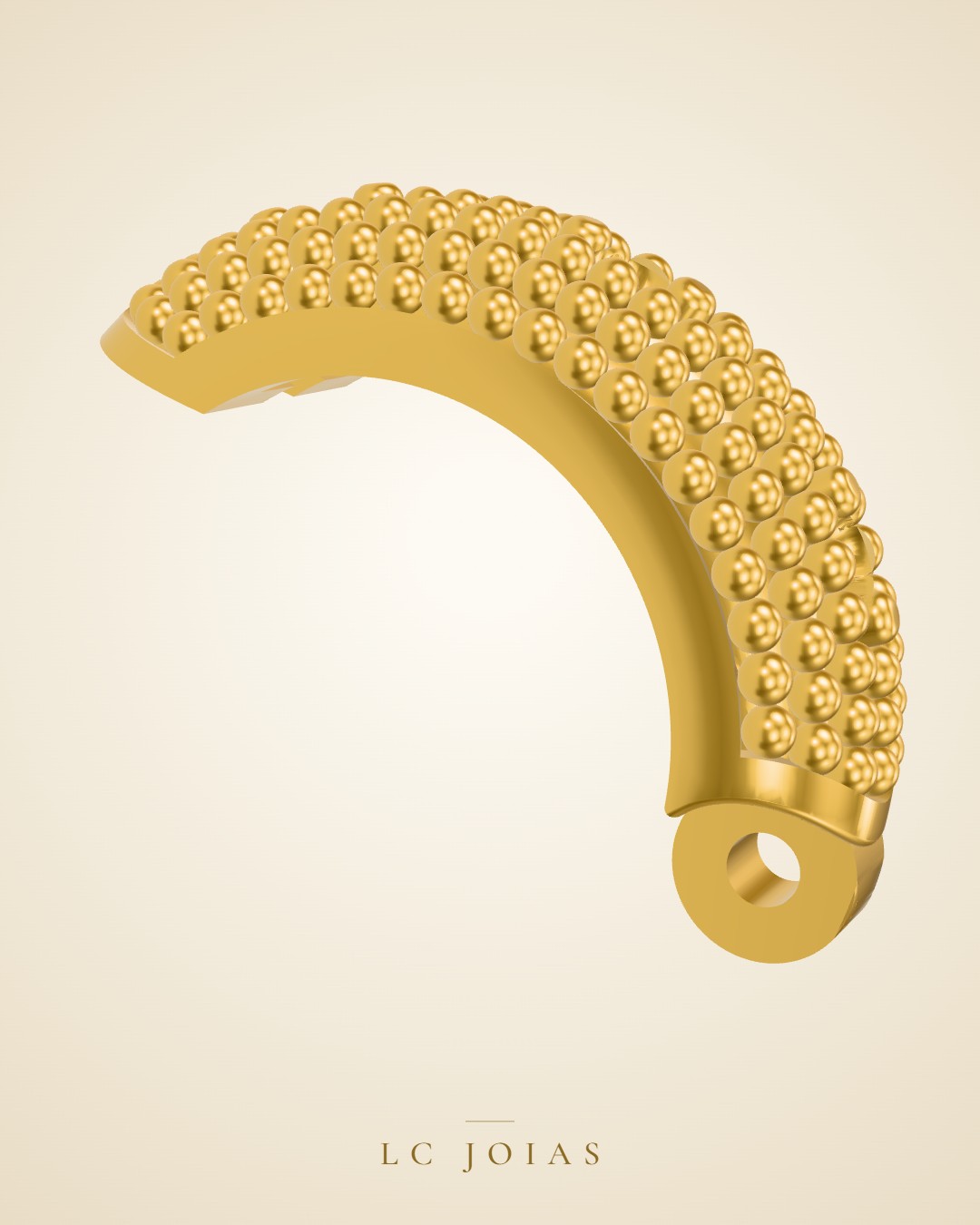 Brinco 7036 br em ouro