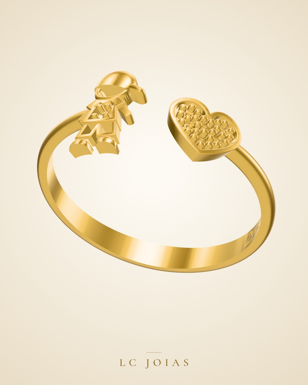 Anel 7424 an em ouro