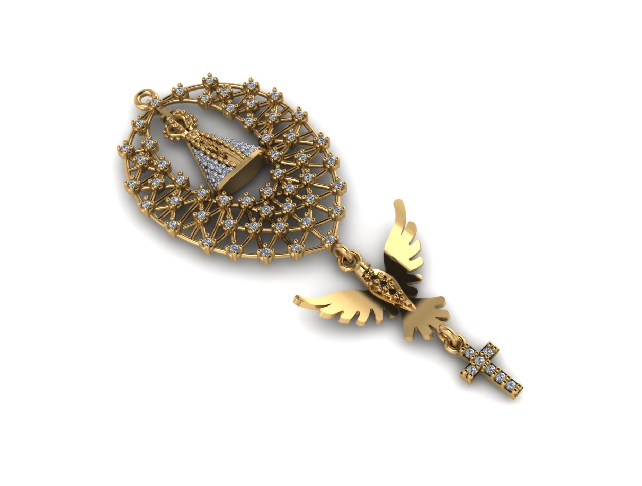 Pingente 7313 pg em ouro