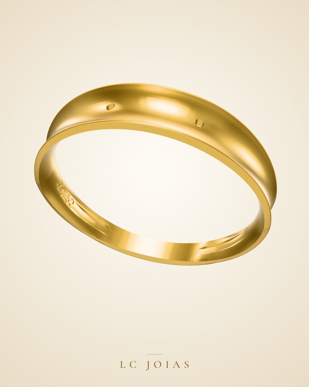 Anel 6267an em ouro