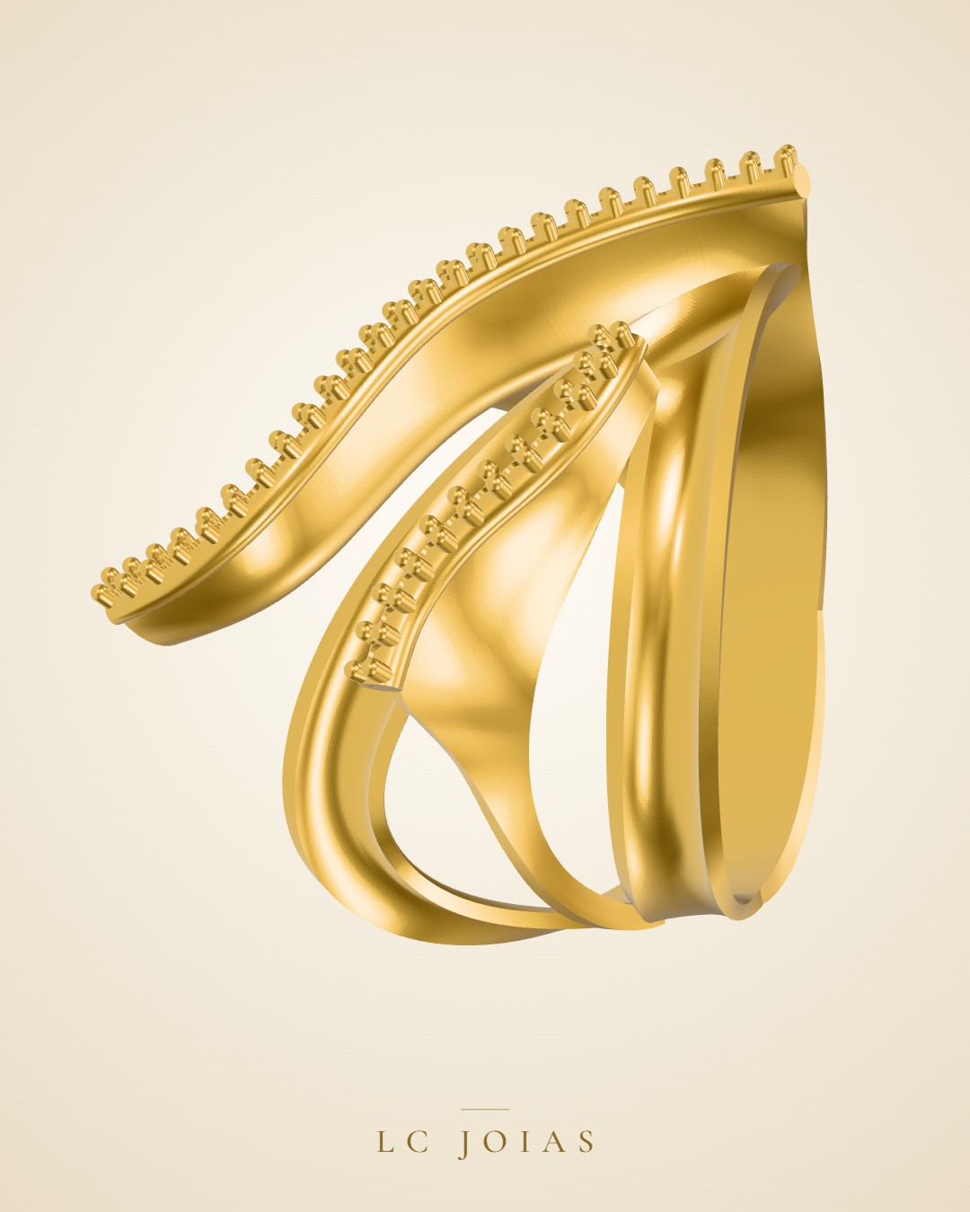 Anel 8076 an em ouro