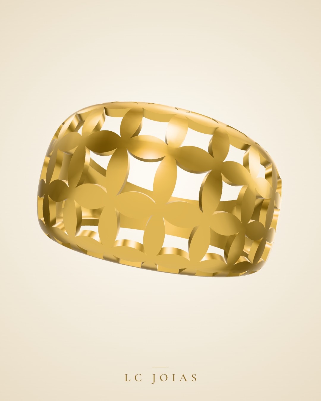 Anel 1144 z an m em ouro
