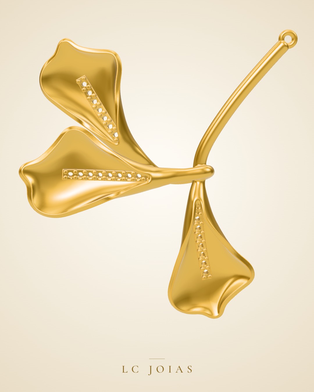 Pingente 7839 pg fazer espelho em ouro