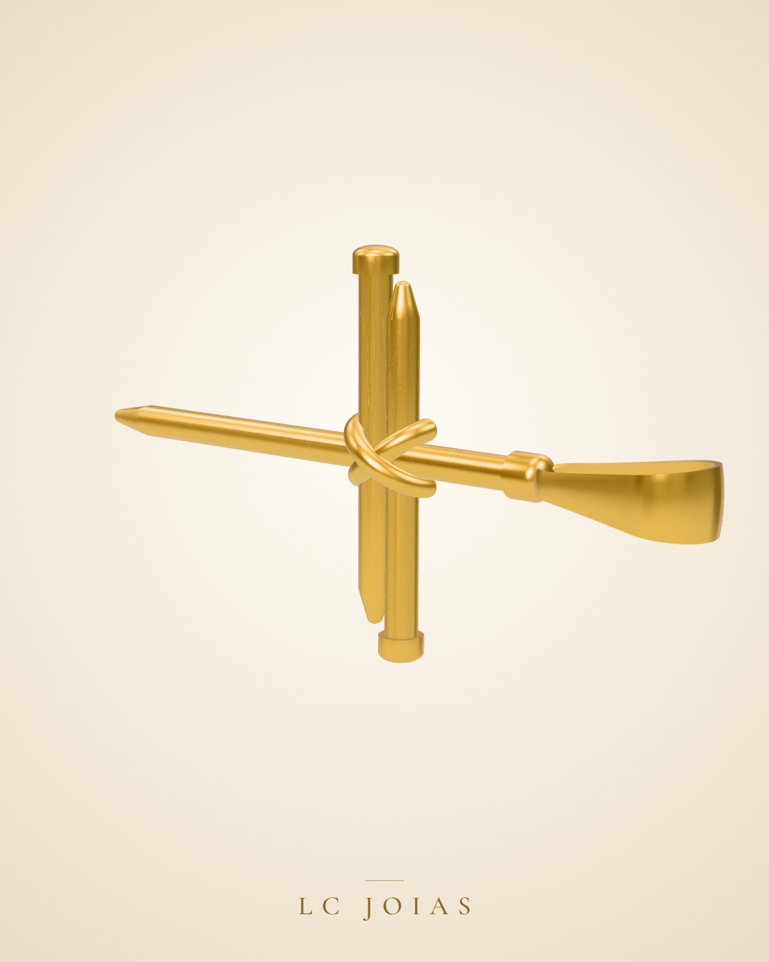 Pingente 1731 pg g em ouro